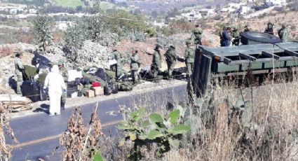 Un muerto y 22 lesionados dejó accidente de convoy militar en Morelia
