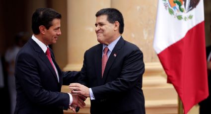 Recibe presidente de Paraguay a Peña Nieto en palacio de Gobierno (VIDEO)