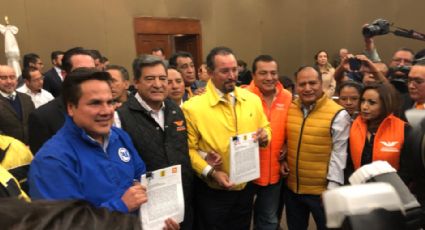 PAN, PRD y MC inscriben coalición 'Por el Estado de México al Frente' 