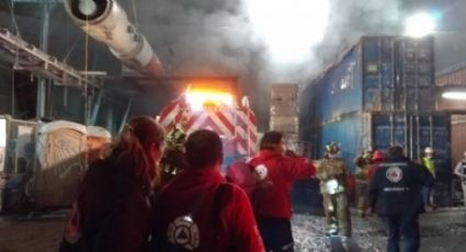 Incendio en obra del Tren Interurbano deja más de 20 intoxicados