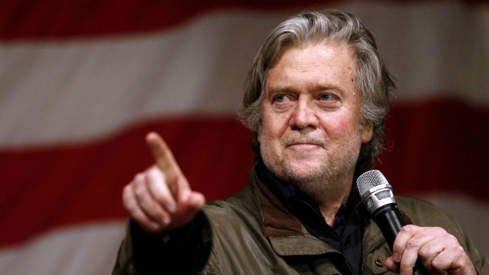 Steve Bannon, ex asesor de Donald Trump.