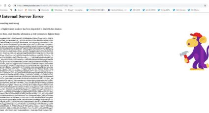 Se cae YouTube a nivel mundial, changos trabajan en su reparación 