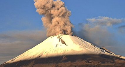 Volcán Popocatépetl registra dos explosiones y dos exhalaciones durante esta mañana