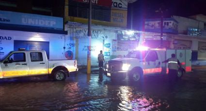Atienden autoridades 13 puntos anegados por lluvias en CDMX