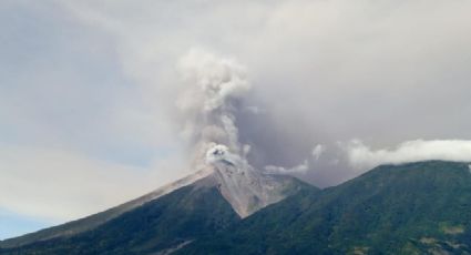 Alerta en Chiapas ante caída de ceniza por erupción de Volcán de Fuego