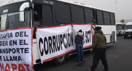 Transportistas de Zumpango protestan por abusos de PF en la México-Pachuca