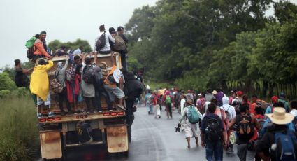 Migrantes se dividen en Veracruz y Puebla 