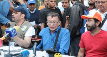 Senadores de Morena se reúnen con coordinador de caravana migrante; le refrendan solidaridad