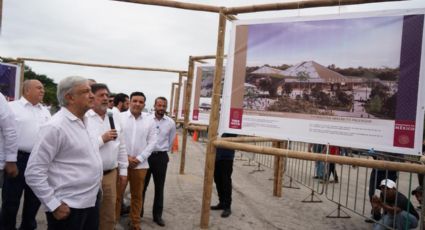 Inicia AMLO trabajos del Tren Maya con ceremonia indígena