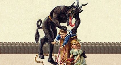 Krampus, el monstruo que castiga niños en Navidad