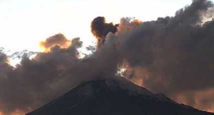 Popocatépetl registra actividad incandescente: Cenapred