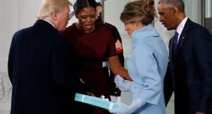 ¿Qué le regaló Melania a Michelle Obama cuando Trump asumió la presidencia de EEUU? (VIDEO)