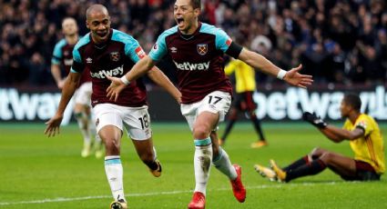 'Chicharito' marca gol en victoria del West Ham sobre Watford (VIDEO)