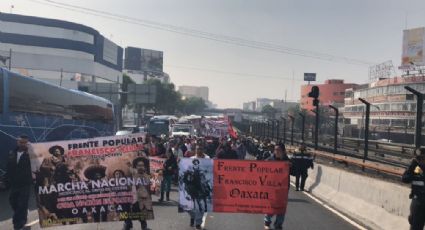 Frente Popular Francisco Villa Independiente marcha hacia la Segob