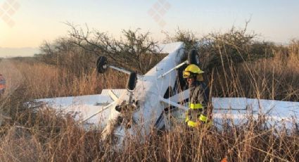 Se desploma avioneta en inmediaciones de Aeropuerto de Morelia 