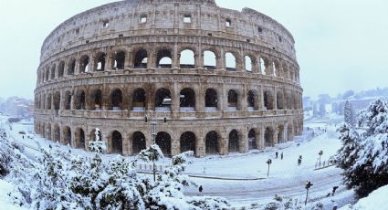 Ola de frío e intensas nevadas afectan Italia (VIDEO)