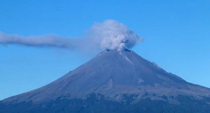Volcán Popocatépetl emite 164 exhalaciones de baja intensidad