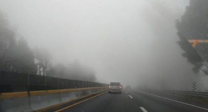 Reportan niebla en Autopista México-Cuernavaca