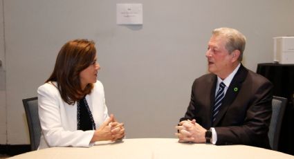 Margarita Zavala se reúne con Al Gore, ex candidato presidencial de EEUU