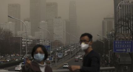 Tormenta de arena afecta visibilidad en China (FOTOS)