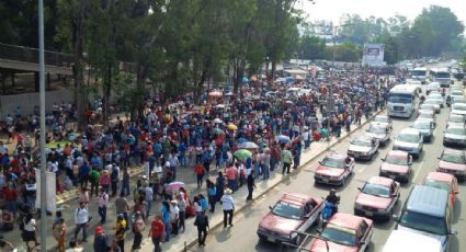 Tres manifestaciones complican vialidad en zona centro de CDMX 