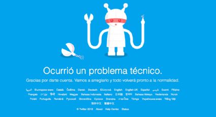 Twitter falla a nivel mundial