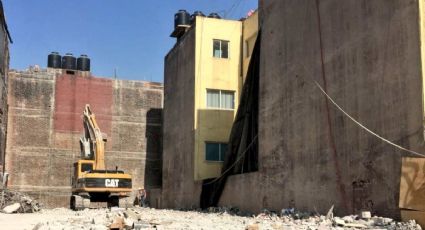 Finaliza demolición de inmueble afectado por sismo en la Narvarte