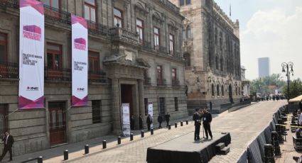 Palacio de Minería es blindado por debate presidencial