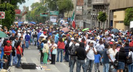 Manifestantes complican tránsito vial en la CDMX 