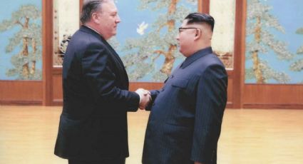 Publican fotos del encuentro entre Mike Pompeo y Kim Jong-un en Norcorea