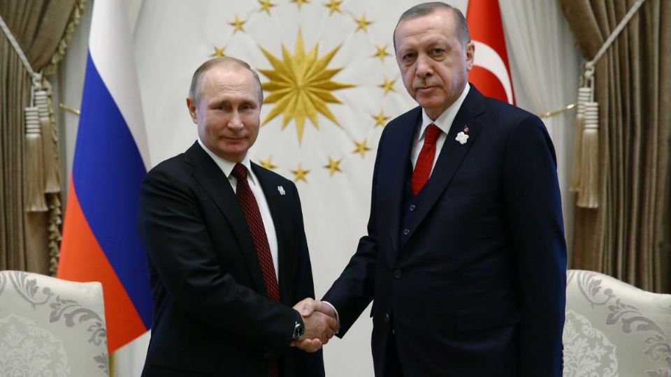 Vladímir Putin y Recep Tayyip Erdogan firman pacto