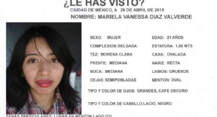 Asegura PGJ-CDMX que no ha parado de buscar a universitaria Mariela Vanessa