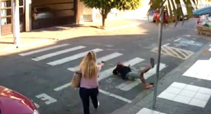 Mamá policía frustra asalto en Brasil y le dispara a ladrón (VIDEO)