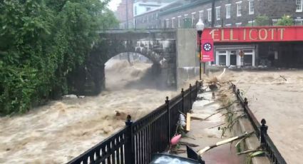 Intensas inundaciones dejan un desaparecido y daños en Maryland, EEUU (VIDEO)