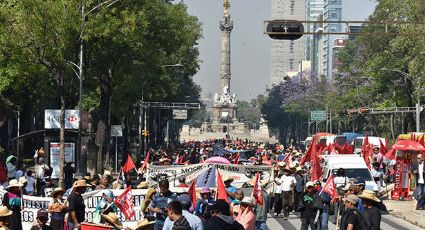 Cuatro marchas afectarán tránsito vial en la CDMX 