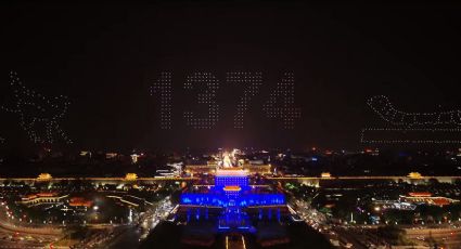 Espectáculo de luces con drones establece nuevo récord Guinness (VIDEO)