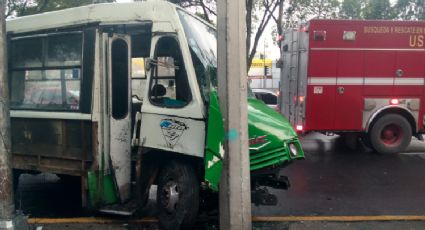 Revocan concesión a microbús por percance vial en Tlalpan
