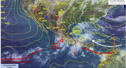 Carlotta mantiene el potencial de tormentas en regiones de Michoacán, Guerrero, Colima y Oaxaca