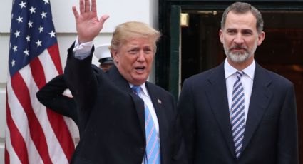 Trump y Melania reciben a los reyes de España en la Casa Blanca (VIDEO)