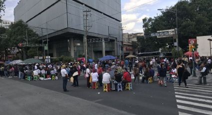 Cierre vial en Insurgentes Sur por presencia de manifestantes