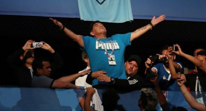 Por su estado inconveniente, Maradona es protagonista de Rusia 2018 (VIDEO) 