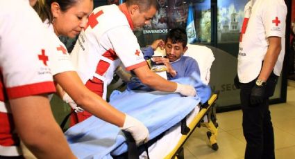 Regresa a Guatemala herido por erupción de Volcán que fue atendido en México