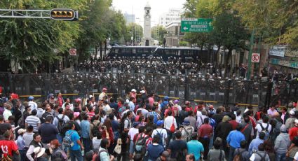 Manifestantes afectan tránsito vial en Reforma