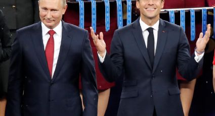 Macron felicita a Vladimir Putin por la organización de la Copa del Mundo de Rusia 2018