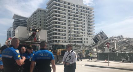 Se derrumba edificio en Miami Beach