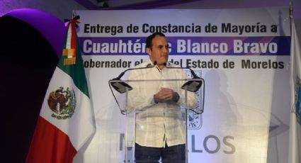 Cuauhtémoc Blanco recibe constancia de mayoría como gobernador de Morelos