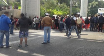 Manifestantes bloquean la México-Cuernavaca 