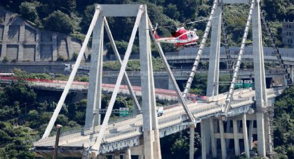 Italia analiza consecuencias a concesionario de puente colapsado en Génova (VIDEO)