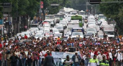 Al menos 4 concentraciones afectarán la vialidad este lunes en la capital