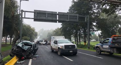 Carambola en Toluca deja un fallecido y cinco lesionados